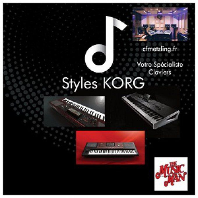 Styles Pack pour Korg PA 4X-PA 3X-PA 1000-PA 700- PA 300-PA 900 VOL1